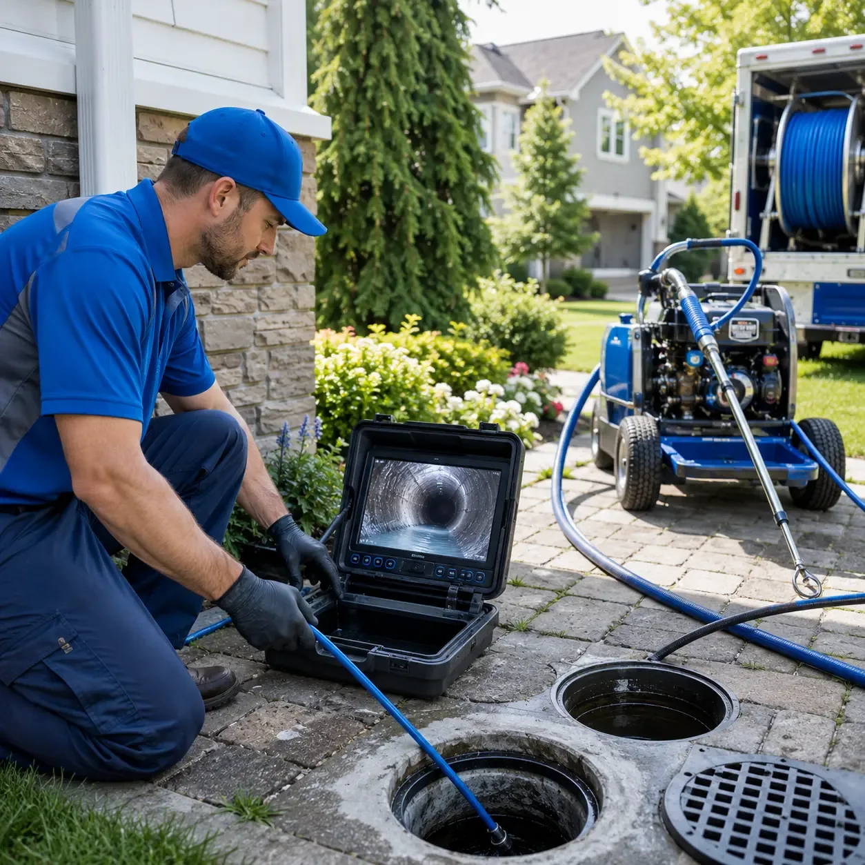 Outdoor drain cleaning professionals serving Zionsville, PA